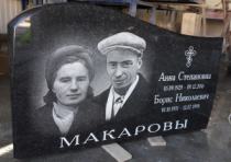 Материал – Габбро-Диабаз. Горизонтальная стела 100*60 с формой "волна с фасками" (гф-5). В комплект входит подставка и цветник. Полировка лицевой и боковых сторон.