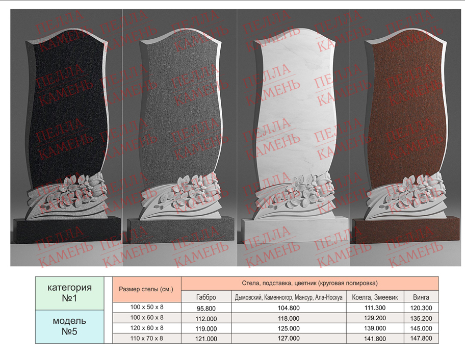Памятник с розами