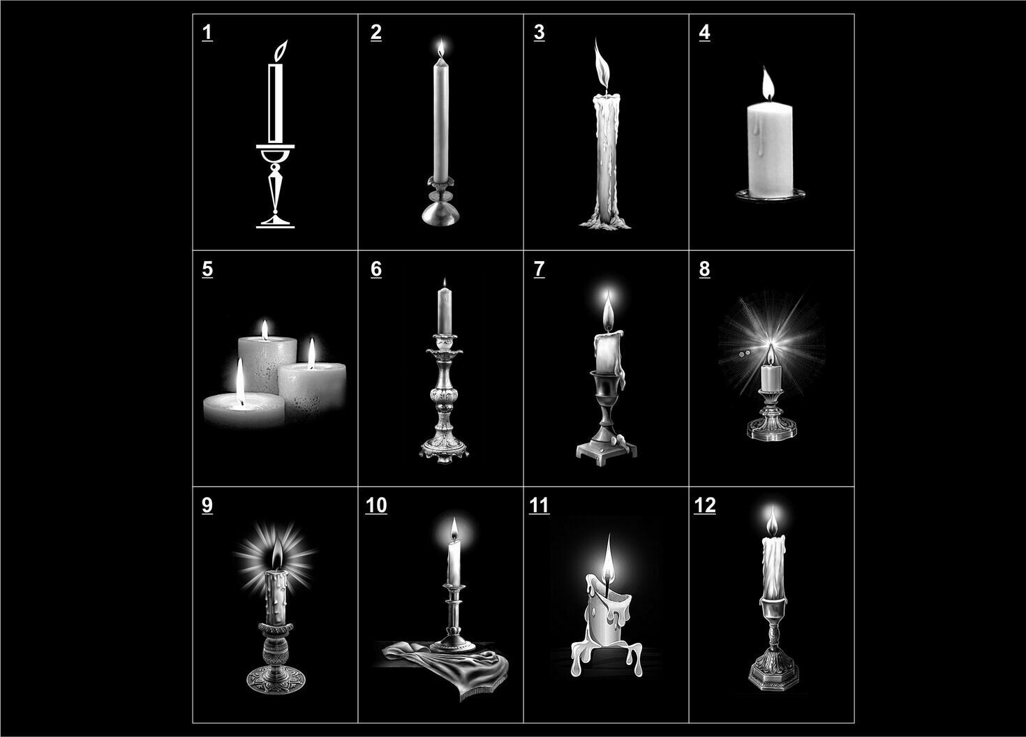 Свеча на памятник - 1000 руб.