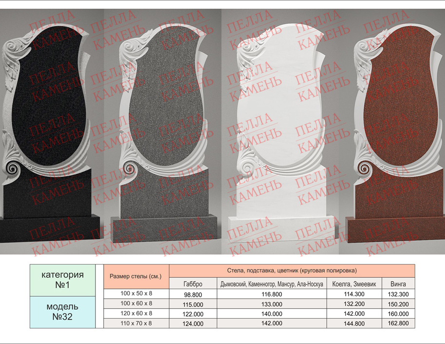 Памятник со свитком.