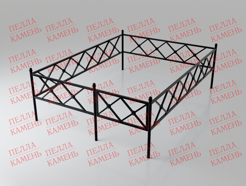 Оградка на могилу - 4300 руб. за м.пог.